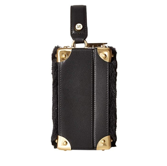🔥FINAL PRICE🔥NEW SAM EDELMAN PLUSH TRUNK BAG - Picture 6 of 8